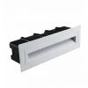 V-TAC VT-1166 Applique LED 6W Encastrée Pour Escaliers Corps Blanc Rectangulaire Blanc Chaud 3000K IP54 - Sku 8352