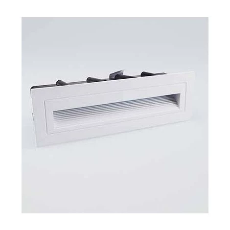 V-TAC VT-1166 Applique LED 6W Encastrée Pour Escaliers Corps Blanc Rectangulaire Blanc Chaud 3000K IP54 - Sku 8352 4 V-TAC VT-1166 Applique LED 6W Encastrée Pour Escaliers Corps Blanc Rectangulaire Blanc Chaud 3000K IP54 - Sku 8352 – Image 4