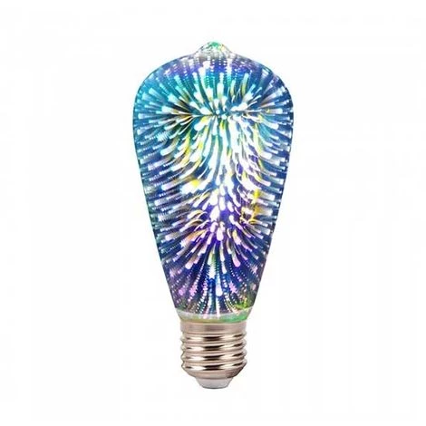 V-TAC VT-2223 Ampoule 3W Smd E27 ST64 Blanc Chaud 3000K Verre Chromé Effet De Lumière 3D - SKU 2705 1 V-TAC VT-2223 Ampoule 3W Smd E27 ST64 Blanc Chaud 3000K Verre Chromé Effet De Lumière 3D - SKU 2705