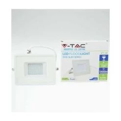 V-TAC PRO VT-30 Projecteur LED 30W Slim Blanc Chip Samsung SMD Blanc Chaud 3000K - SKU 403 -V-TAC Soldes 11030642 3