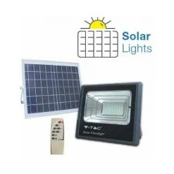V-TAC VT-200W Projecteur Solaire LED 200W Avec Télécommande IR Blanc Froid 6000K Corps Noir IP65 - 94026 5 V-TAC VT-200W Projecteur Solaire LED 200W Avec Télécommande IR Blanc Froid 6000K Corps Noir IP65 - 94026 -V-TAC Soldes 11789825 3