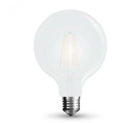 V-TAC Globe Lamper 7w Threading Led E27 Warm Light 7191