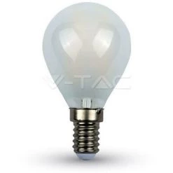 V-TAC Globo Led Frost Lamp 4w Cool Light E14 44941