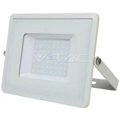 V-TAC Projecteur Slim 50w Cip Cip Led Samsung Warm Light 3000k White Color Vt-50 409
