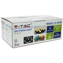 V-TAC Guirlande Guinguette 10 Ampoules Multicolore -V-TAC Soldes 12160500 3