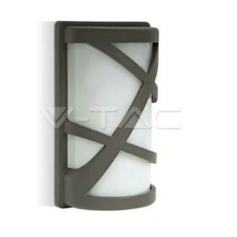V-TAC Applique Lampe 60w Aluminium Et Verre Applique Couleur Grise Applique Vt-745 7065 1 V-TAC Applique Lampe 60w Aluminium Et Verre Applique Couleur Grise Applique Vt-745 7065