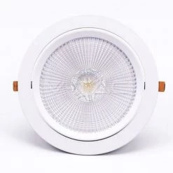 V-TAC Faretto Led Da Incasso 30w Chip Samsung En Aluminium Couleur Blanc Light Directional 3000k Vt 2-30 845