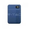 V-TAC Powerbank For Smartphone 10000mah With Usb Cable Blue Color Vt-3504 8853