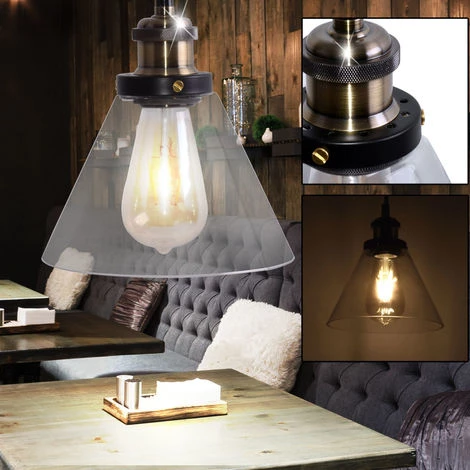 V-TAC Plafonnier Design Suspension Luminaire Suspendu Lampe Spot IP20 E27 Abat-jour Verre VTAC 3738 2 V-TAC Plafonnier Design Suspension Luminaire Suspendu Lampe Spot IP20 E27 Abat-jour Verre VTAC 3738 – Image 2