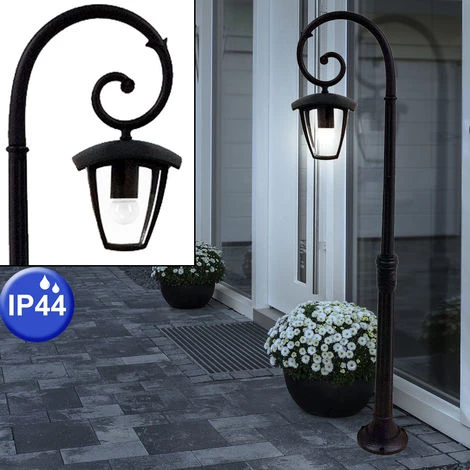 Lanterne De Jardin éclairage Chemin Extérieur IP44 ALU Lampadaire Sur Pied De Terrasse Noir V-TAC 7060 2 Lanterne De Jardin éclairage Chemin Extérieur IP44 ALU Lampadaire Sur Pied De Terrasse Noir V-TAC 7060 – Image 2