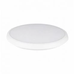 V-TAC PRO VT-12S Plafonnier Dome Slim LED 12W Chip Samsung Surface Rond Blanc Froid 6400K IP65 - SKU 936