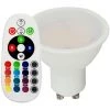 V-TAC Ampoules RVB LED GU10 290 Lumens Télécommande à Changement De Couleur De 3,5 Watts Vtac 2778