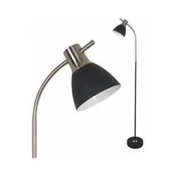 V-TAC VT-7702 Lampadaire Design Support En Métal Réglable Support E27 Noir + Nickel Satiné - Sku 40421 -V-TAC Soldes 14752300 4