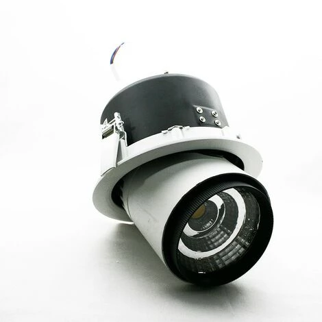 V-TAC Spot LED Escargot 25W Zoom | Température De Couleur: Blanc Chaud 3000K 1 V-TAC Spot LED Escargot 25W Zoom | Température De Couleur: Blanc Chaud 3000K