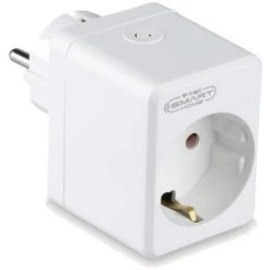 Fiche Intelligente Compacte V-tac Smarthome VT-5002 - Interrupteur Intelligent - Prise WIFI - Smart Plug - Fonctionne Avec Amazon Alexa Et Google Home Assistant