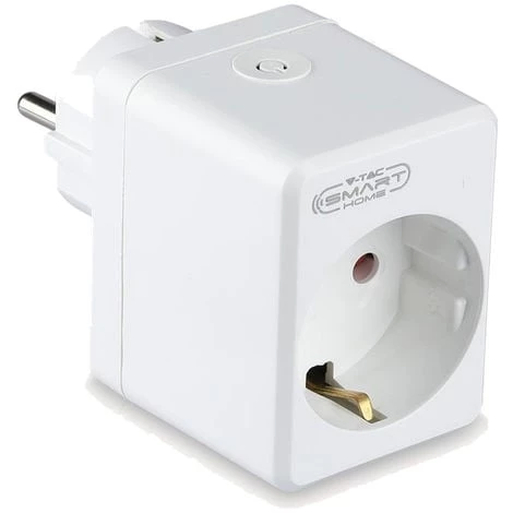 Fiche Intelligente Compacte V-tac Smarthome VT-5002 - Interrupteur Intelligent - Prise WIFI - Smart Plug - Fonctionne Avec Amazon Alexa Et Google Home Assistant 1 Fiche Intelligente Compacte V-tac Smarthome VT-5002 - Interrupteur Intelligent - Prise WIFI - Smart Plug - Fonctionne Avec Amazon Alexa Et Google Home Assistant