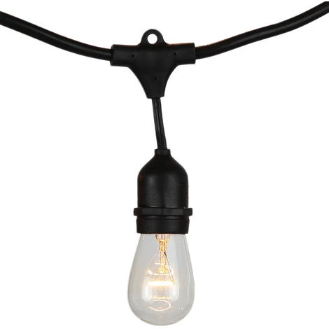 Cordon E27 étanche Complet Avec 15 Douilles V-tac VT-713 - Câble à Perforation - Éclairage De Fête - E27 - 15 Mètres - Peuvent S'accoupler 2 Cordon E27 étanche Complet Avec 15 Douilles V-tac VT-713 - Câble à Perforation - Éclairage De Fête - E27 - 15 Mètres - Peuvent S'accoupler – Image 2