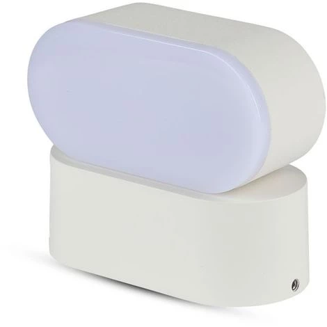 Lampe Murale LED Inclinable V-tac VT-816 - 6W - 3000K - 660 Lumen - Blanc 1 Lampe Murale LED Inclinable V-tac VT-816 - 6W - 3000K - 660 Lumen - Blanc