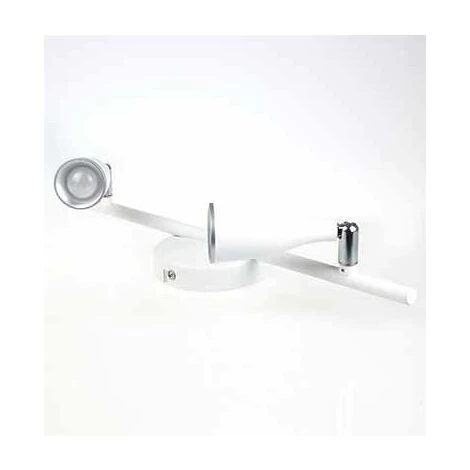 V-TAC VT-810 Applique Murale LED 9W Double Tête Blanc Corps Rotatif Blanc Chaud 3000K IP20 - SKU 8266 2 V-TAC VT-810 Applique Murale LED 9W Double Tête Blanc Corps Rotatif Blanc Chaud 3000K IP20 - SKU 8266 – Image 2