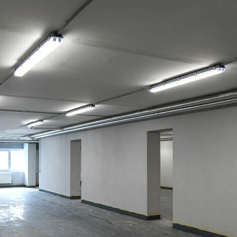 V-TAC LED Baignoires Lampe Atelier Cave Stockage Halls Salle Humide Plafonnier 3 V-TAC LED Baignoires Lampe Atelier Cave Stockage Halls Salle Humide Plafonnier – Image 3