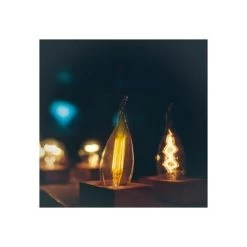 Ampoule LED Flamme Coup De Vent E14 4W Ambrée Filament Vt-1949 - Fs - Blanc Chaud - 2200k - 300 Deg V-TAC 5 Ampoule LED Flamme Coup De Vent E14 4W Ambrée Filament Vt-1949 - Fs - Blanc Chaud - 2200k - 300 Deg V-TAC -V-TAC Soldes 17909598 3