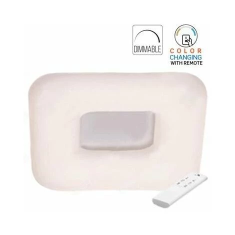 V-TAC VT-7463 40W Carré Led Designer Surface Changement Couleur 3in1 Et Dimmable Avec Télécommande - Sku 3971 2 V-TAC VT-7463 40W Carré Led Designer Surface Changement Couleur 3in1 Et Dimmable Avec Télécommande - Sku 3971 – Image 2