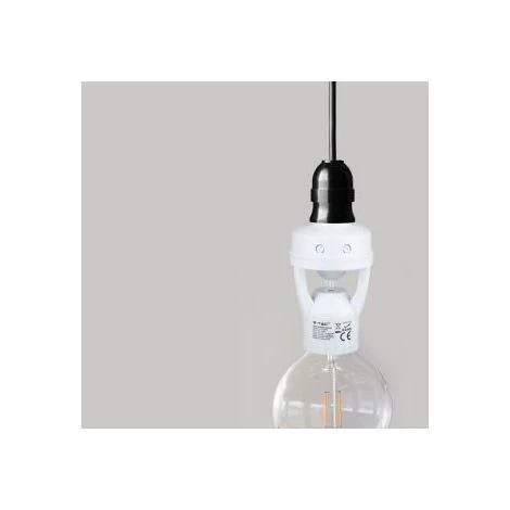 Détecteur Pour Ampoule LED E27 Blanc Vt-8005 V-TAC 5 Détecteur Pour Ampoule LED E27 Blanc Vt-8005 V-TAC – Image 5