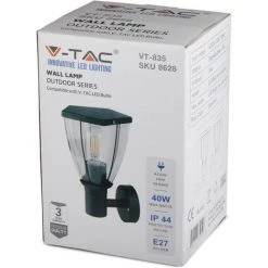 Lampe Murale Extérieure V-tac VT-835 - Acier Inoxydable - Douille E27 - IP44 8 Lampe Murale Extérieure V-tac VT-835 - Acier Inoxydable - Douille E27 - IP44 -V-TAC Soldes 18276334 4