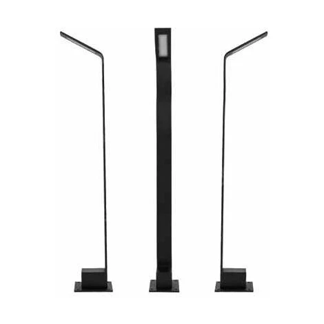 V-TAC VT-896 7W Led Jardin Sol Lumière Bollard Lampe Corps Noir IP54 80cm Blanc Neutre 4000K - SKU 8682 2 V-TAC VT-896 7W Led Jardin Sol Lumière Bollard Lampe Corps Noir IP54 80cm Blanc Neutre 4000K - SKU 8682 – Image 2
