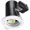 Coupelle Fixe Rt2012 / Bbc Ronde Pour Ampoule LED GU10 Blanche Vt-703 Fs V-TAC