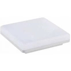 V-TAC 25W Plafonnier Surface Carré LED Dome Trimless 2.000LM 110° IP44 A+ VT-8066 - SKU 1395 Blanc Chaud 3000K