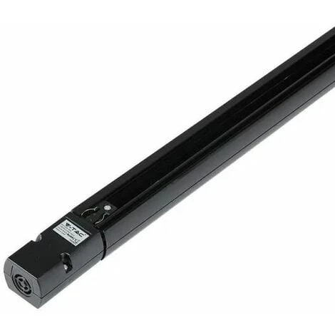 Rail 3 Allumages 1,5m Noir - Fs V-TAC 1 Rail 3 Allumages 1,5m Noir - Fs V-TAC