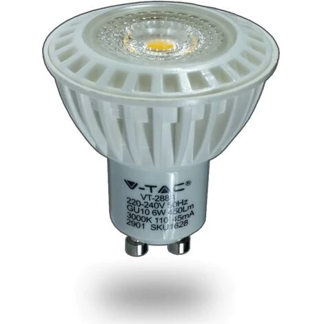 V-TAC Ampoule à LED GU10 6W 450Lm 110º 3000K 1 V-TAC Ampoule à LED GU10 6W 450Lm 110º 3000K