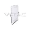 V-TAC Plafonnier Encastré LED Carré 15W 178mm 3000K