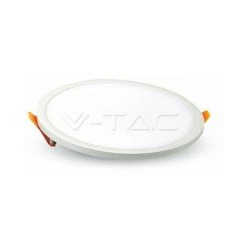 V-TAC Plafonnier Encastré à LED à Encastrer Au Plafond Rond 22W 6000K à Lumière Froide Pour Dissipateur De Chaleur Professionnel Sans Garniture