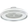 Plafonnier LED Plafonnier Télécommande Lampe Lumière Du Jour Ventilateur 3 Vitesses Blanc-gris V-Tac 7935