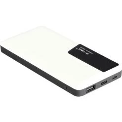 V-TAC VT-3511 WH Powerbank (batterie Supplémentaire) 10000 MAh Li-Ion USB, USB-C® Blanc Affichage Du Statut