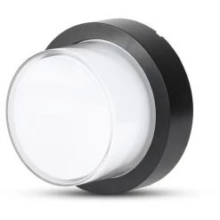 Applique Murale LED V-tac VT-831 - 7W - 3000K - 400 Lumen - Noir - Rond