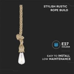 Luminaire à Suspendre V-TAC VT-7118 3754 E27 N/A N/A 5 Luminaire à Suspendre V-TAC VT-7118 3754 E27 N/A N/A -V-TAC Soldes 24994363 3