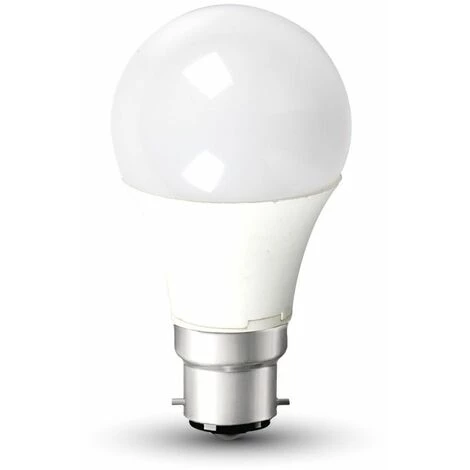 Ampoule LED Baïonnette B22 A60 9W Vt-1853 Fs - Blanc Froid - 6400k V-TAC 1 Ampoule LED Baïonnette B22 A60 9W Vt-1853 Fs - Blanc Froid - 6400k V-TAC