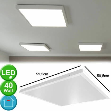 40 Watts LED Plafond Lampe à Panneau Unique Salle De Travail Lumière Blanche Froide Ultra Mince V-Tac 6452 2 40 Watts LED Plafond Lampe à Panneau Unique Salle De Travail Lumière Blanche Froide Ultra Mince V-Tac 6452 – Image 2