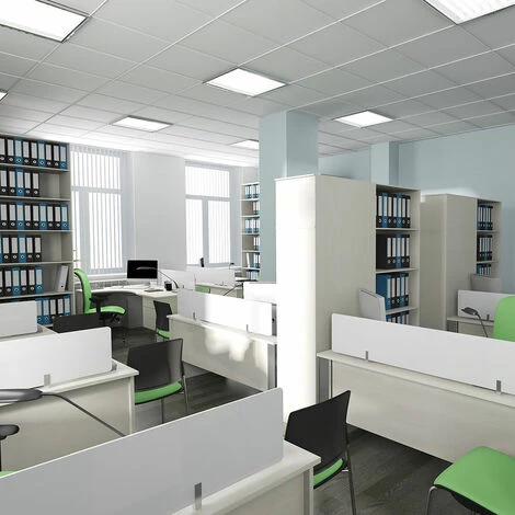 40 Watts LED Plafond Lampe à Panneau Unique Salle De Travail Lumière Blanche Froide Ultra Mince V-Tac 6452 5 40 Watts LED Plafond Lampe à Panneau Unique Salle De Travail Lumière Blanche Froide Ultra Mince V-Tac 6452 – Image 5