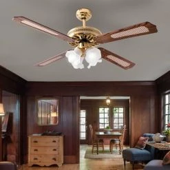 V-TAC Ventilateur De Plafond Refroidisseur Interrupteur à Tirette Lampe En Verre Anti Moustique Ventilateur à 3 Vitesses VTAC 7921 -V-TAC Soldes 27120050 4