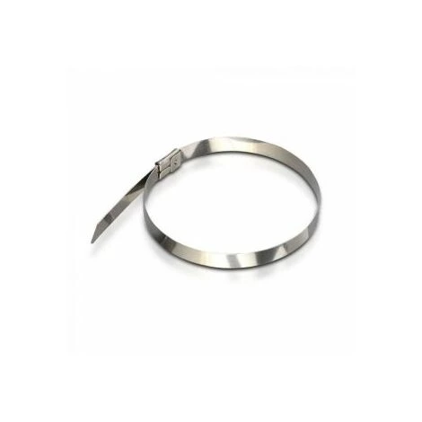 Lot De 100 Colliers De Serrage Acier Inoxydable 4.6x200mm Fs V-TAC 2 Lot De 100 Colliers De Serrage Acier Inoxydable 4.6x200mm Fs V-TAC – Image 2