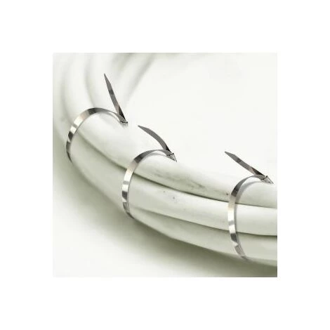 Lot De 100 Colliers De Serrage Acier Inoxydable 4.6x200mm Fs V-TAC 4 Lot De 100 Colliers De Serrage Acier Inoxydable 4.6x200mm Fs V-TAC – Image 4