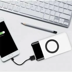 V-TAC VT-3521 Power Bank Wireless Charger 10.000mah 2 Sorties Micro USB 2A Corps ABS Blanc - Sku 8906 7 V-TAC VT-3521 Power Bank Wireless Charger 10.000mah 2 Sorties Micro USB 2A Corps ABS Blanc - Sku 8906 -V-TAC Soldes 28265540 4