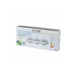 Coupelle Orientable Rectangulaire Pour 3 Ampoules LED GU10 Aluminium Brossé Vt-784 V-TAC 9 Coupelle Orientable Rectangulaire Pour 3 Ampoules LED GU10 Aluminium Brossé Vt-784 V-TAC -V-TAC Soldes 29035185 5