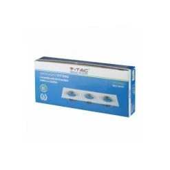 Coupelle Orientable Rectangulaire Pour 3 Ampoules LED GU10 Blanche Vt-784 Fs V-TAC 8 Coupelle Orientable Rectangulaire Pour 3 Ampoules LED GU10 Blanche Vt-784 Fs V-TAC -V-TAC Soldes 29035187 4