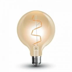 V-TAC Ampoule Vintage LED 4W Ambrée G95