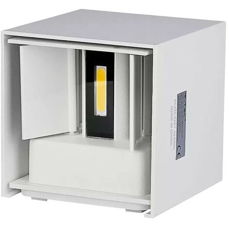 V-TAC Applique Double Faisceaux 6W Blanche | Température De Couleur: Blanc Neutre 4000K 3 V-TAC Applique Double Faisceaux 6W Blanche | Température De Couleur: Blanc Neutre 4000K – Image 3